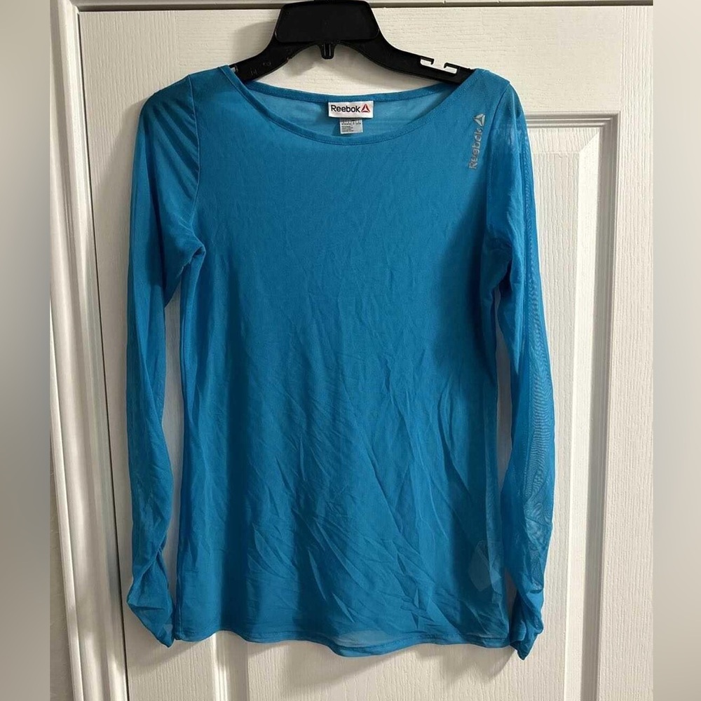 Sheer Reebok workout top